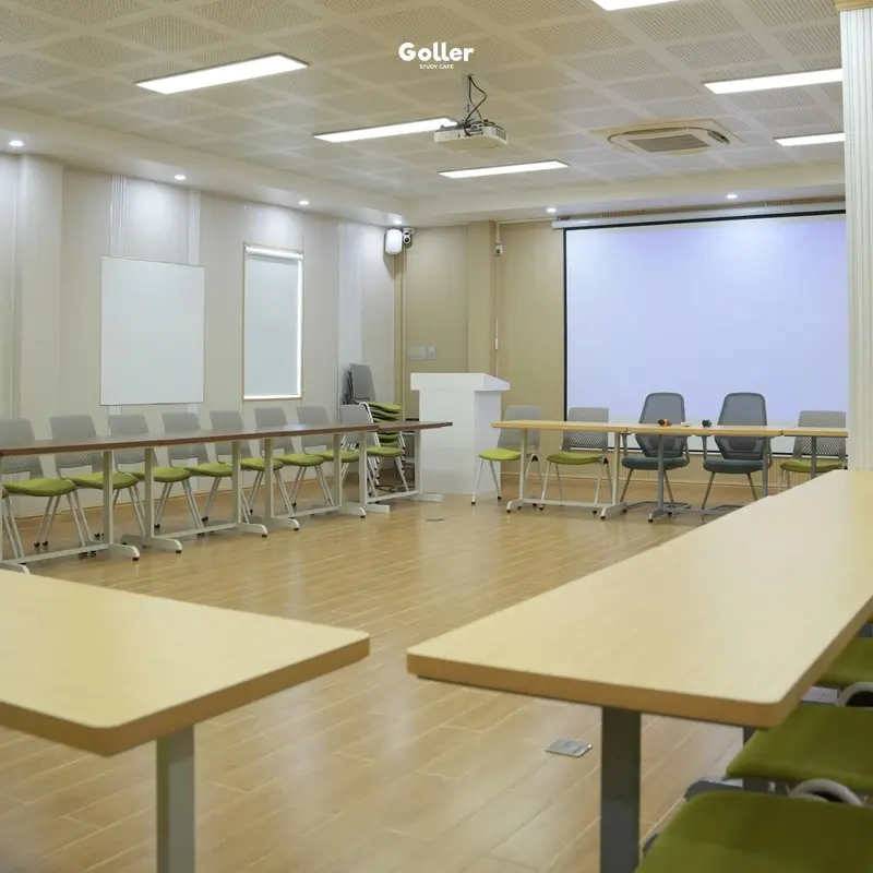 Goller Study Cafe Long Xuyên - Không gian rộng và có thể setup theo layout yêu cầu
