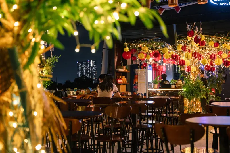 Nhớ Rooftop không gian trang trí trung thu