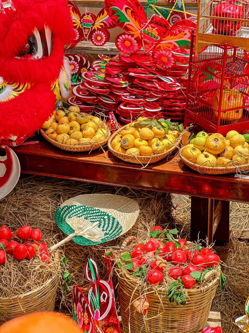 Decor không gian trung thu tại tiệ trà Tháng Tư