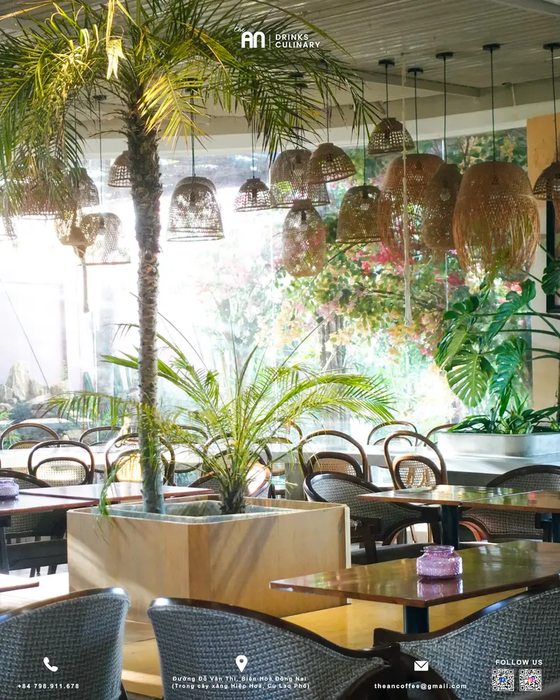 Yên Café- không gian quán cafe làm việc tại Biên Hòa
